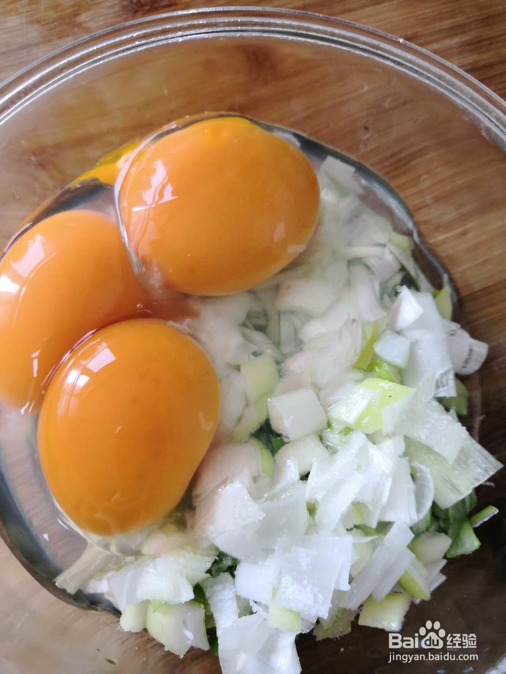 土鸭蛋炒香葱
