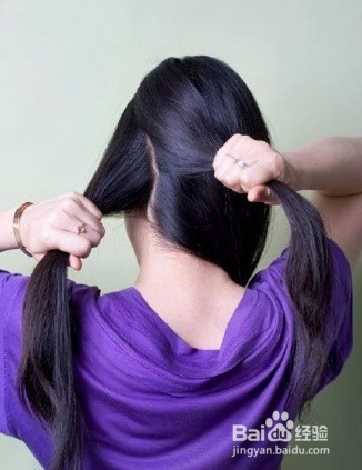 优雅心机侧马尾