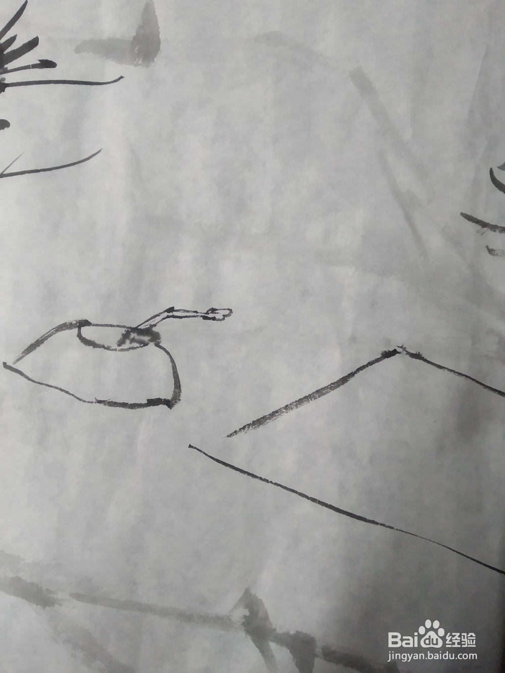 “残羹冷炙有德色，不如著书黄叶村“写意画步骤