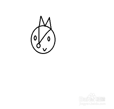 简笔画-狐狸的简笔画如何画