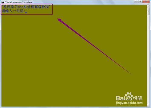 dos批处理高级教程