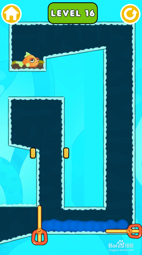 如何营救小金鱼（Level 16）