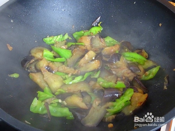 辣椒炒茄子的做法