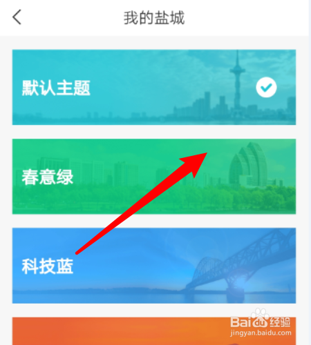 如何更换我的盐城app的主题?