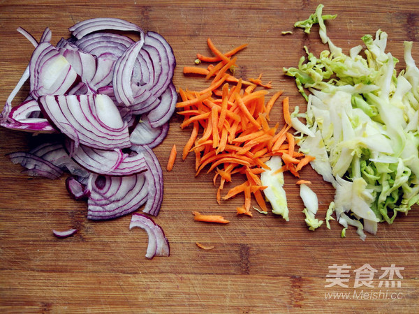 蔬菜酱油炒面（挂面版）