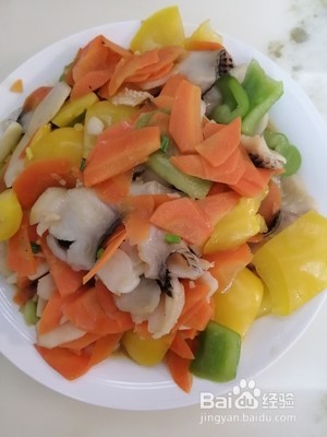 缤纷鱼片的做法