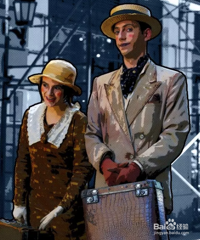 教你用PS快速将人物照片转为美式漫画效果!