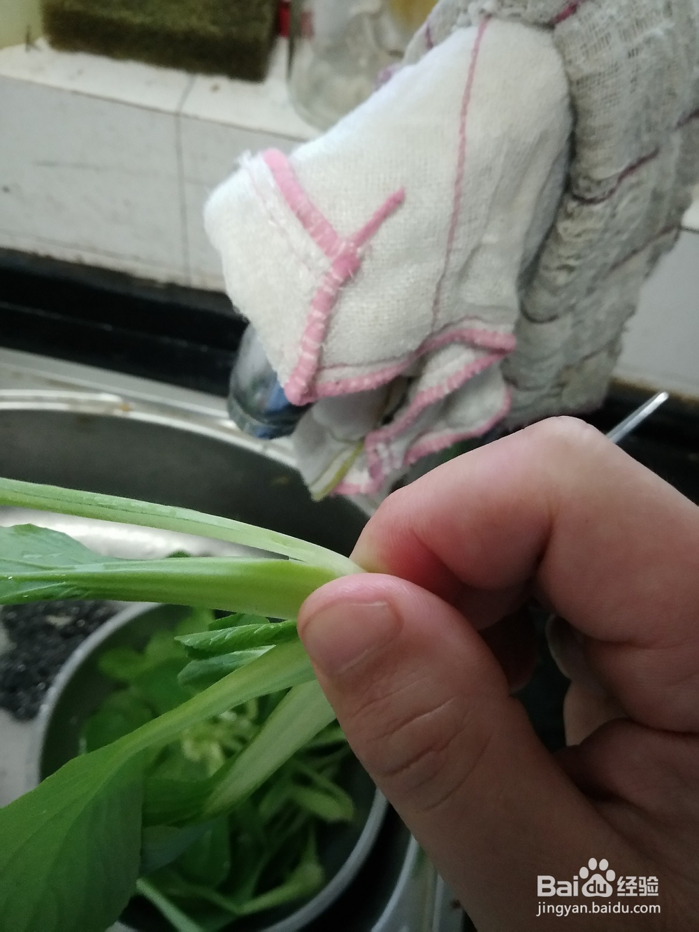 小青菜一手撵开法