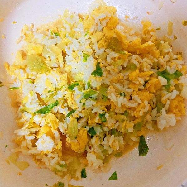 虾皮时蔬蛋炒饭