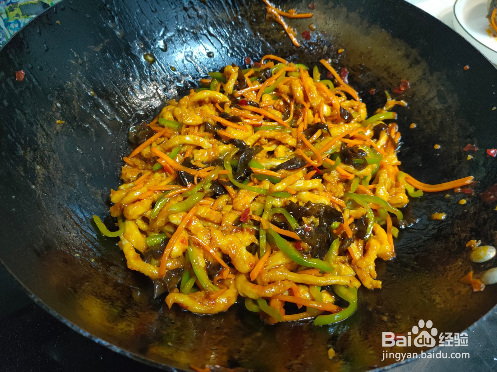 鱼香鸡丝的做法