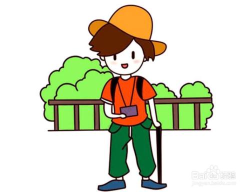 怎么画去春游的简笔画