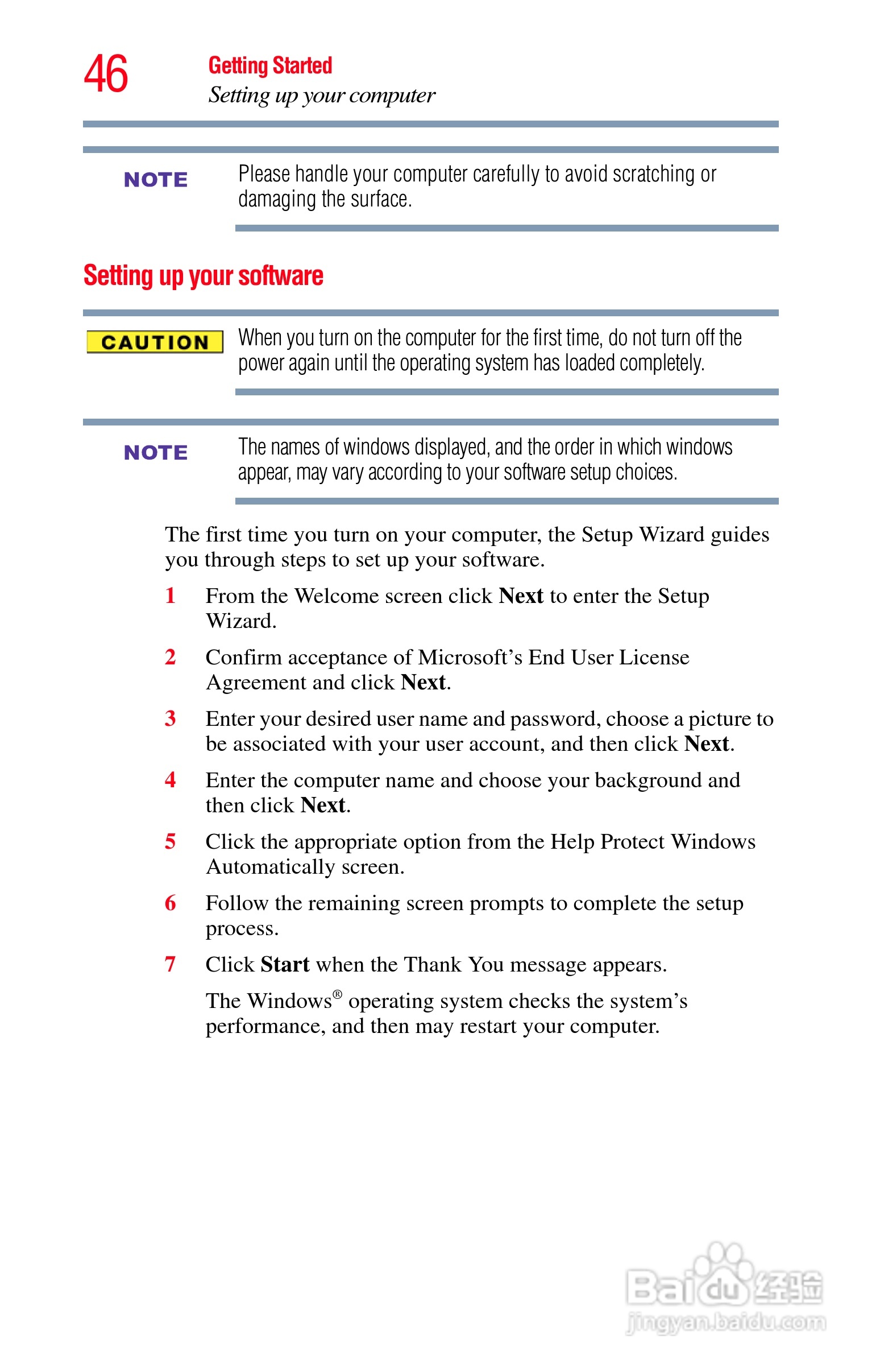 东芝M750笔记本电脑使用说明书:[5]