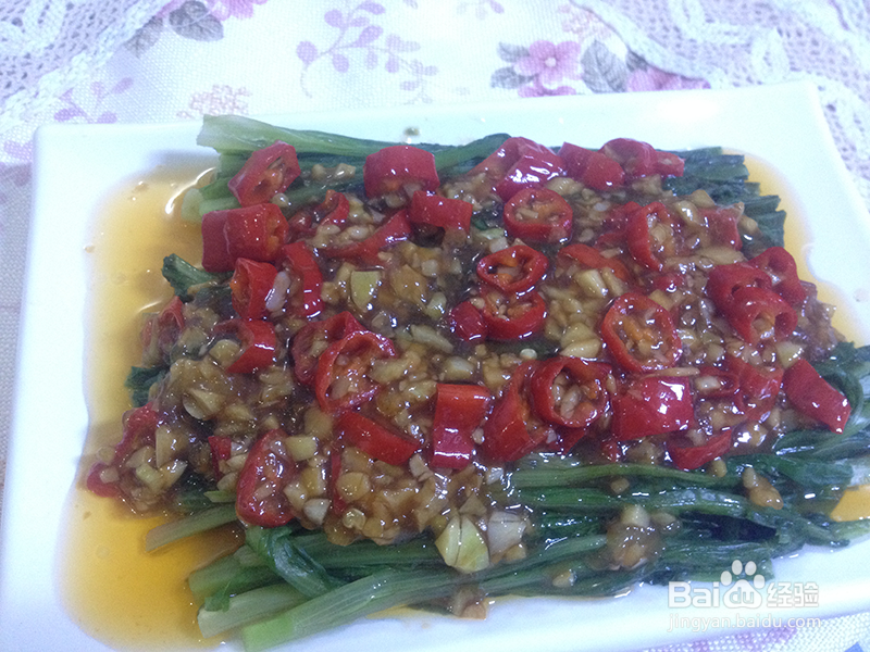 香辣油麦菜的做法