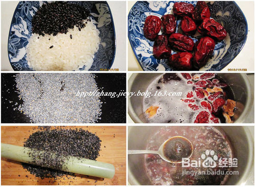 补肾乌发又美容——紫米芝麻粥