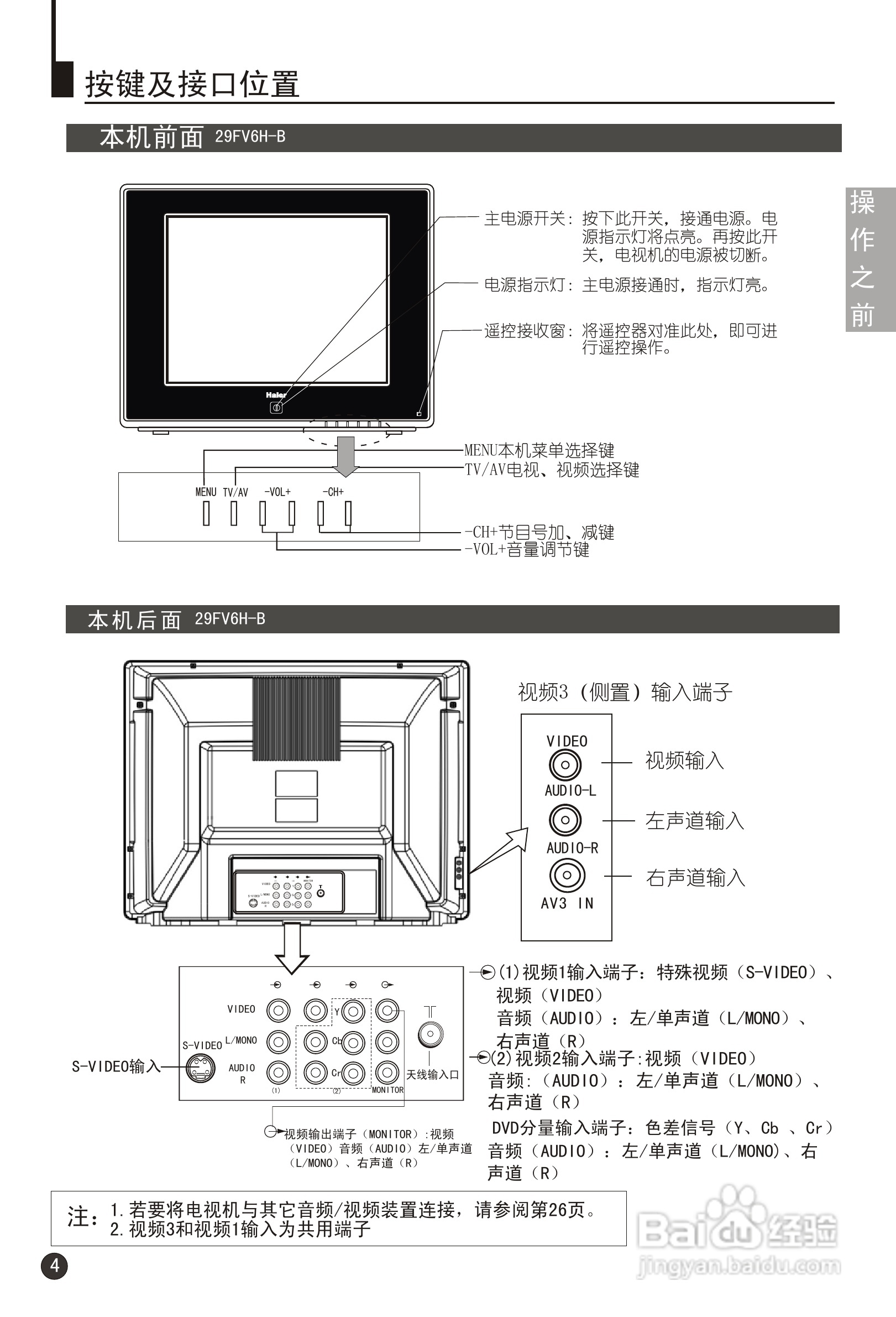 海尔29FV6H-B彩电说明书:[1]