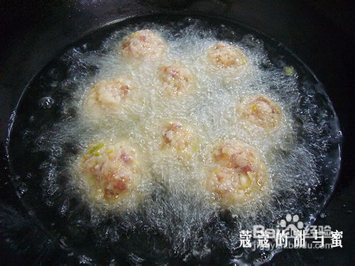 香炸糯米肉圆--过年过节才舍得吃