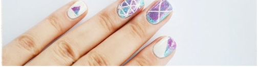 梦幻渐变色美甲教程