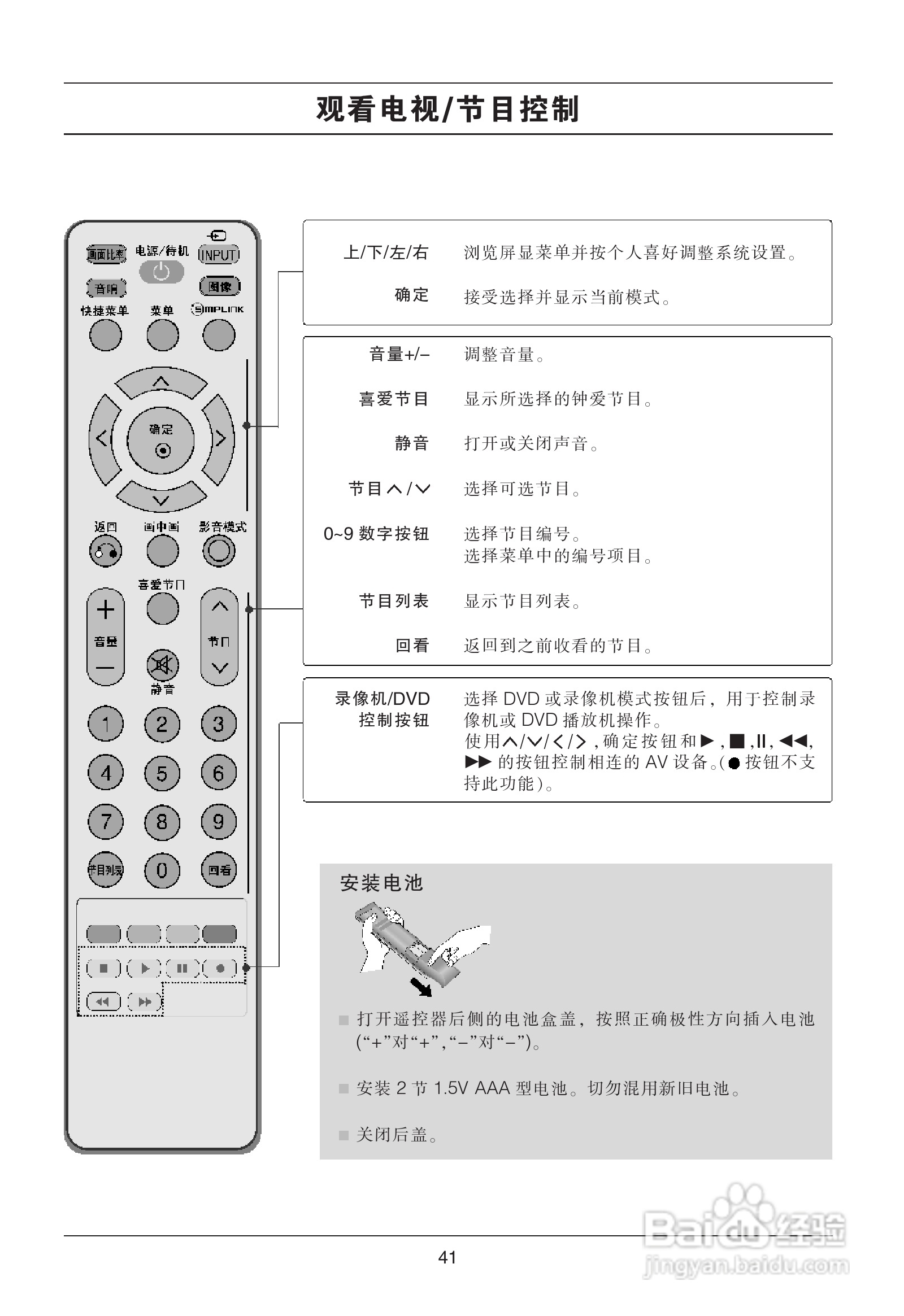 LG 32LG50FR液晶彩电使用说明书:[5]