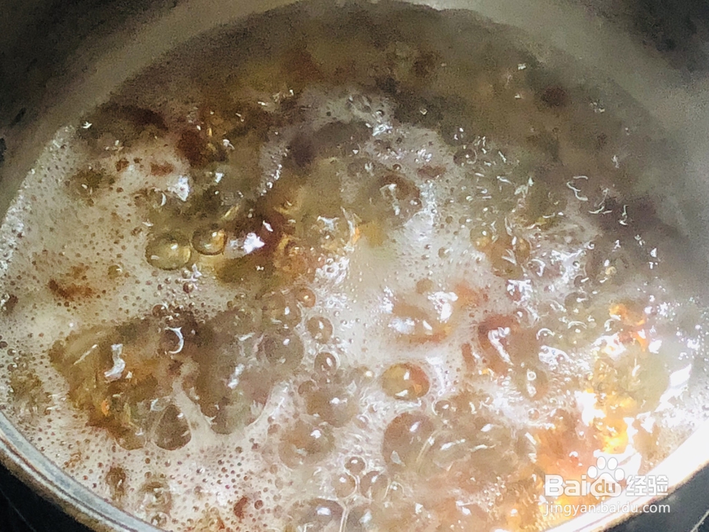 简单好吃的桃胶皂角米牛奶