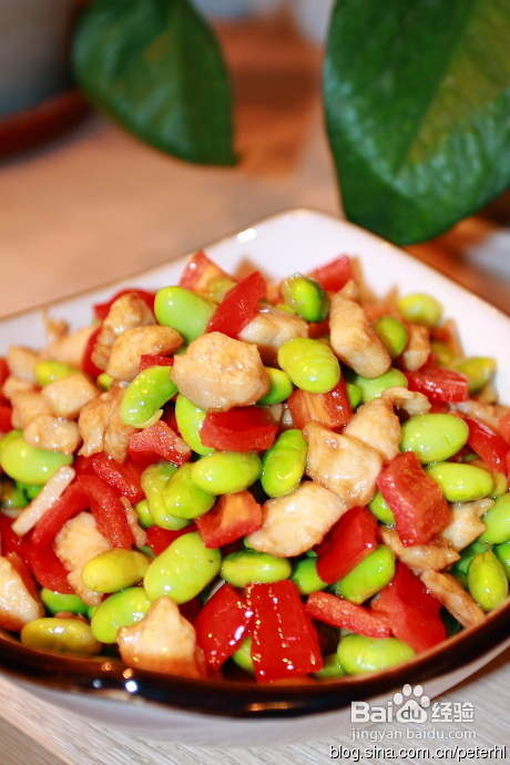 家常小炒之青豆鸡丁