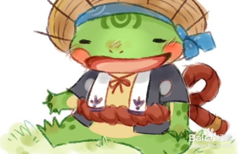 阴阳师式神青蛙瓷器的介绍