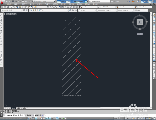 CAD混凝土墙平面制作教程