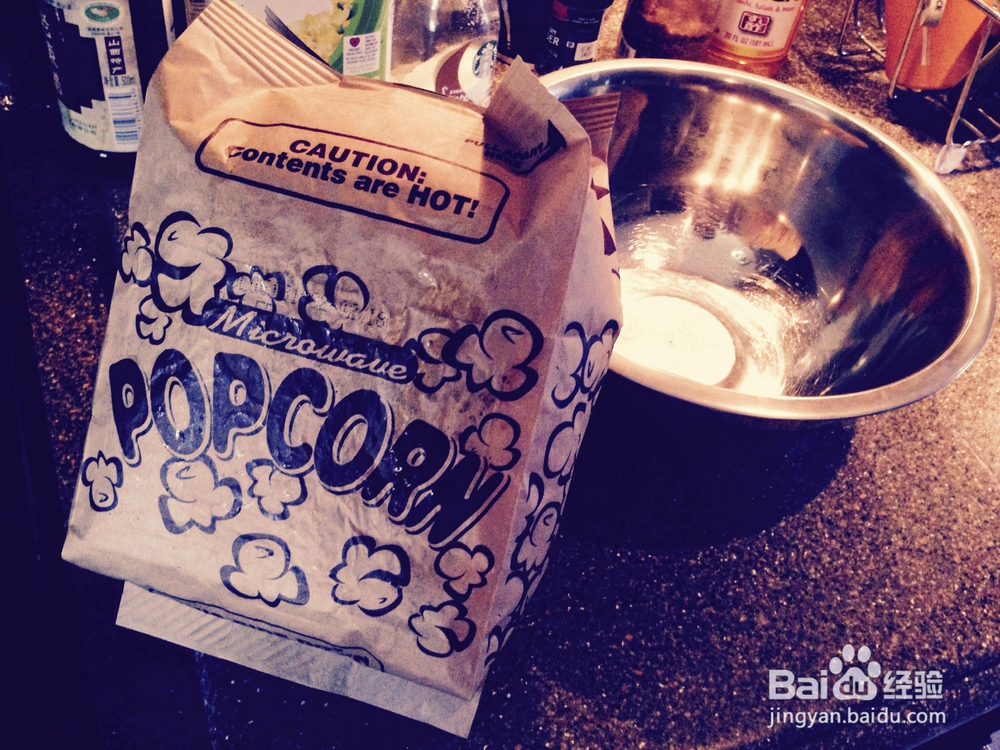 看完就会的白巧克力爆米花