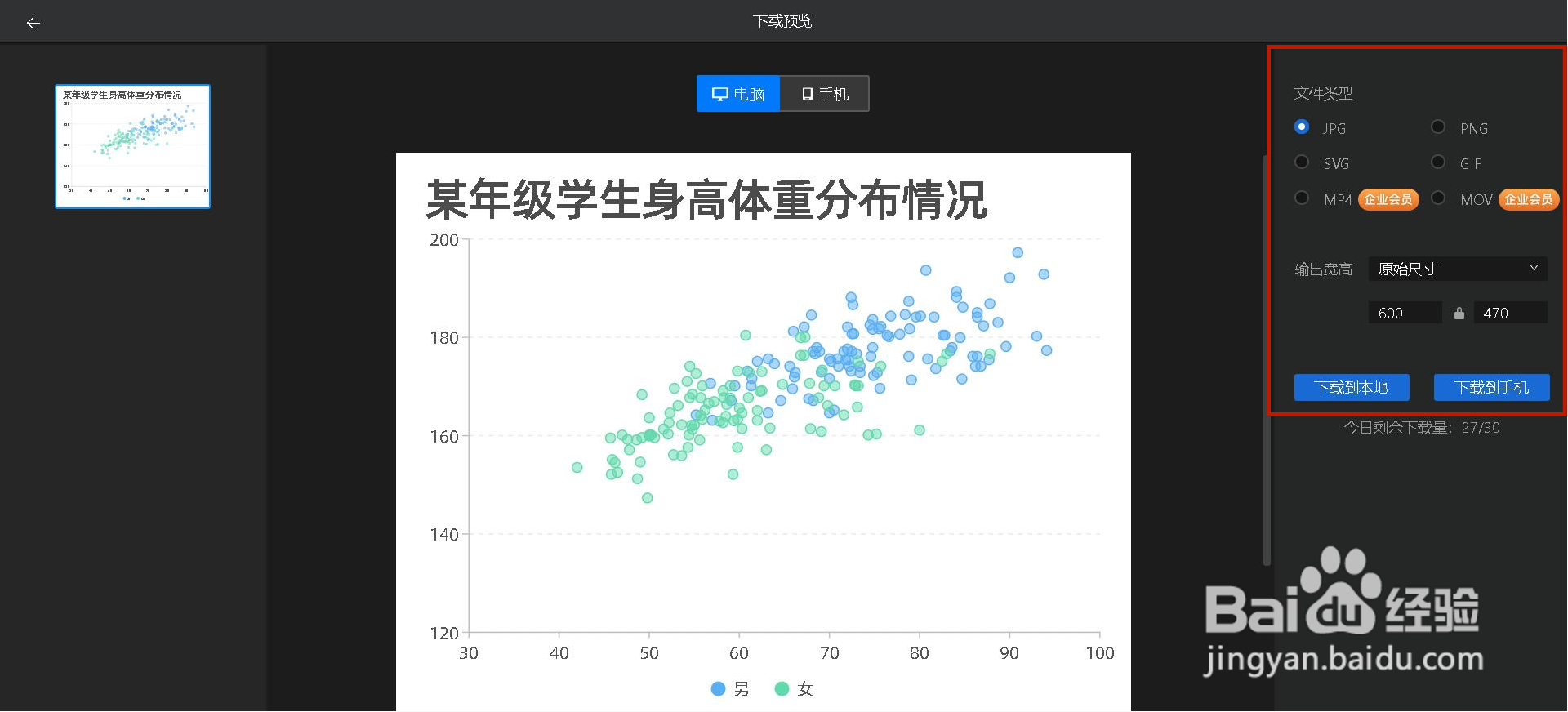 如何用镝数图表制作散点图？