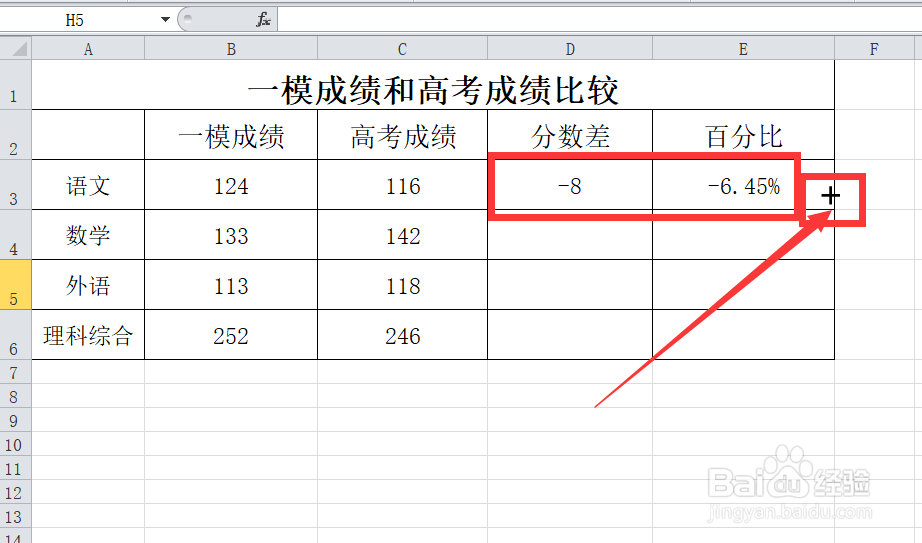 一模成绩和高考成绩怎样比较