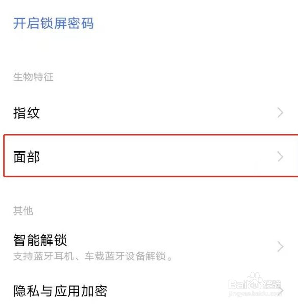 vivoy52s人脸识别怎么开启