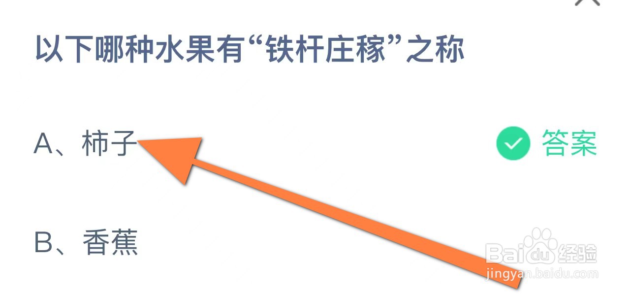 蚂蚁庄园今日12月19日正确答案是