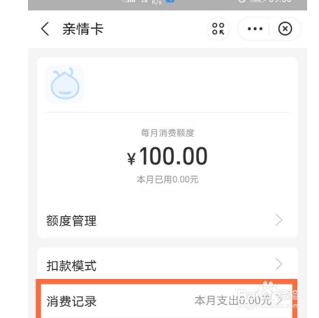 支付宝如何查亲属卡消费