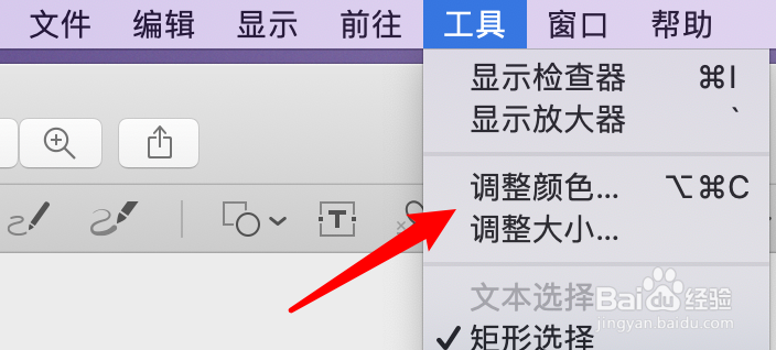 mac电脑,怎么利用预览工具把图片改成黑白照