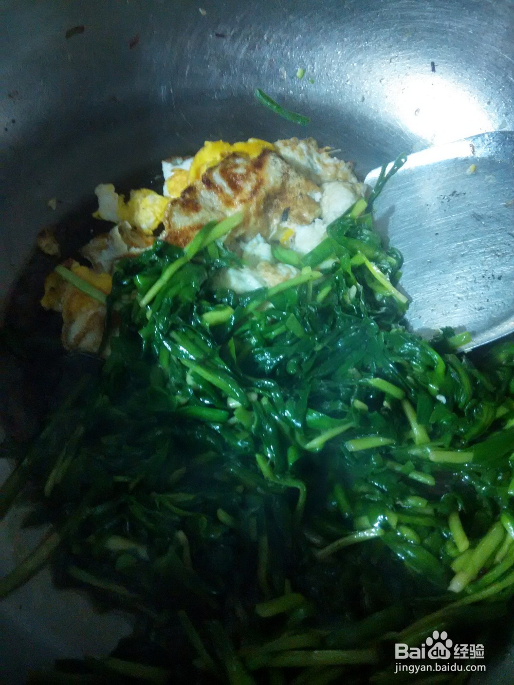 简单之鸡蛋炒韭菜