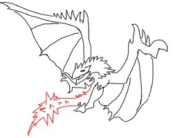 怪物猎人世界中的龙 怎么画