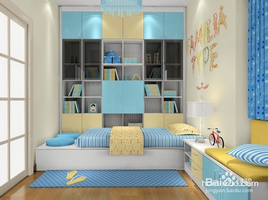 靓丽舒适儿童房间装修效果图