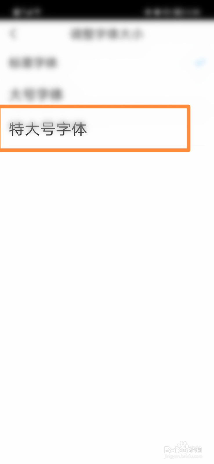 掌通家园怎么设置特大号字体