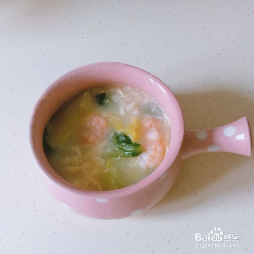 芙蓉鲜虾疙瘩汤怎么做