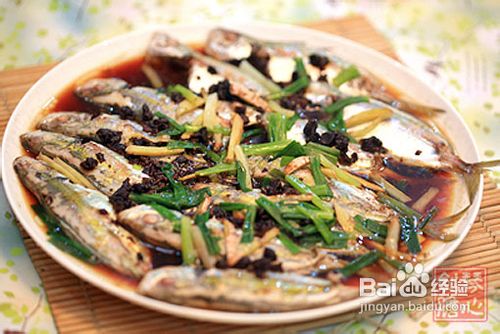 豉汁蒸黑池鱼仔