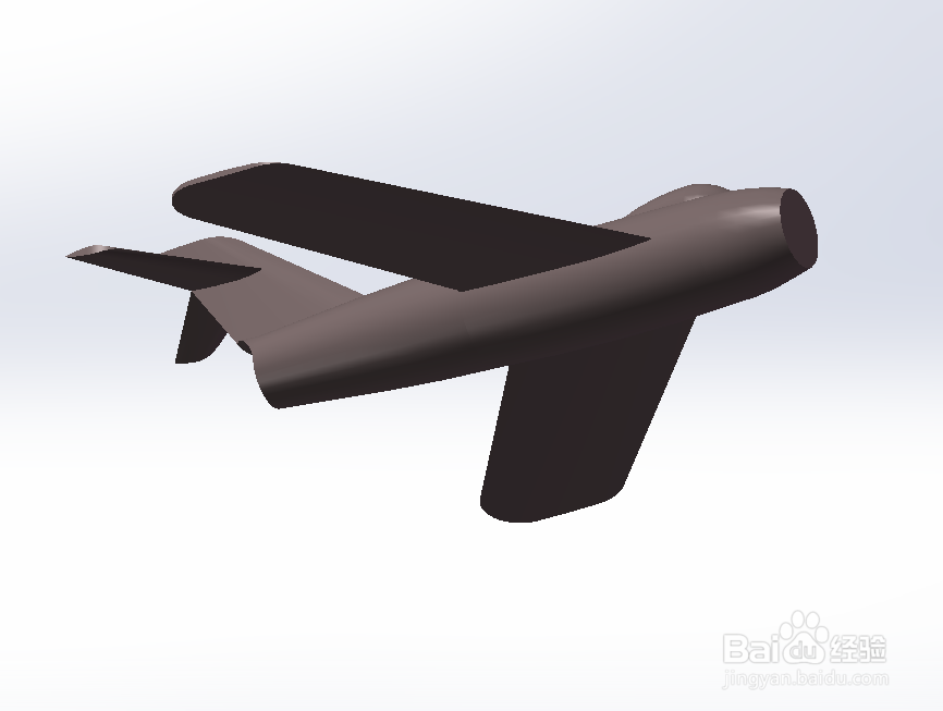 SolidWorks如何画飞机
