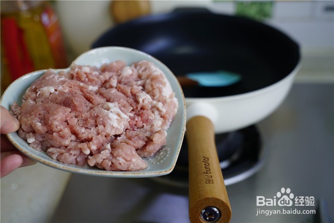 教你做肉末鸡蛋卡通意面