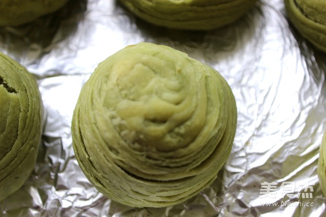 抹茶松子豆沙酥
