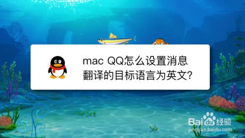 遊戲/數碼 > 電腦mac qq怎麼設置消息翻譯的目標語言為英文?