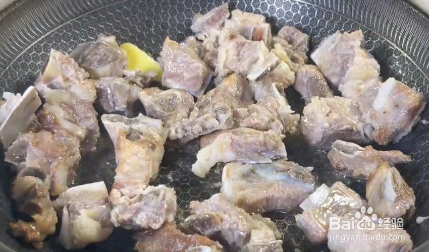 葱爆排骨的制作方法