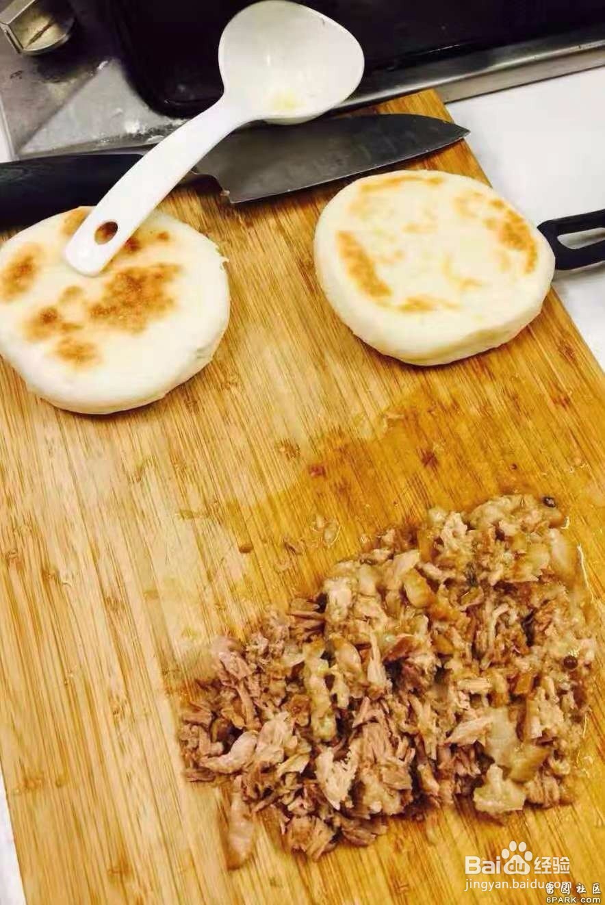 自制美味肉夹馍，隔壁小孩都馋哭了