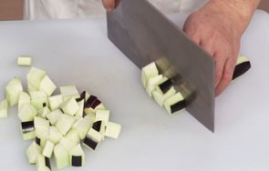 美味的彩椒炒茄子