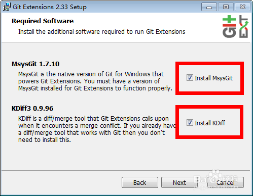 图解Git Extensions和TortoiseGit安装
