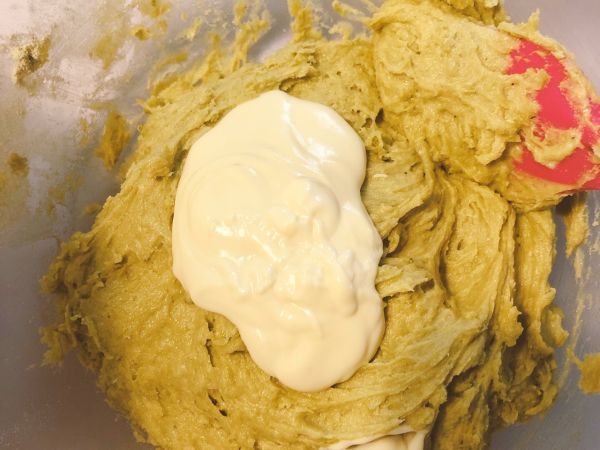 抹茶红豆磅蛋糕