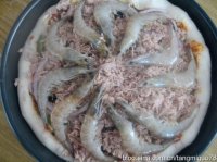 金枪鱼大虾比萨