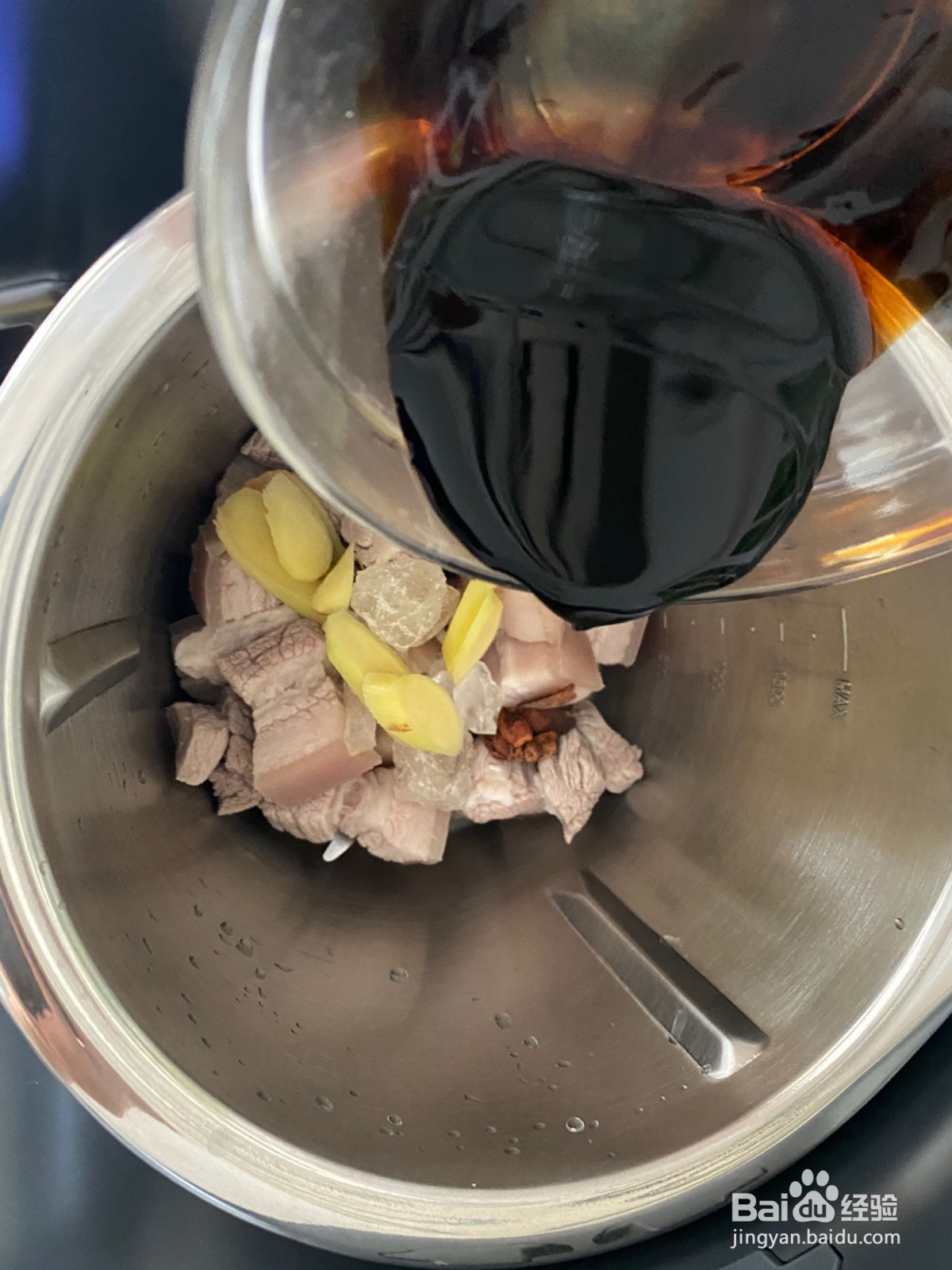 无油红烧肉的做法